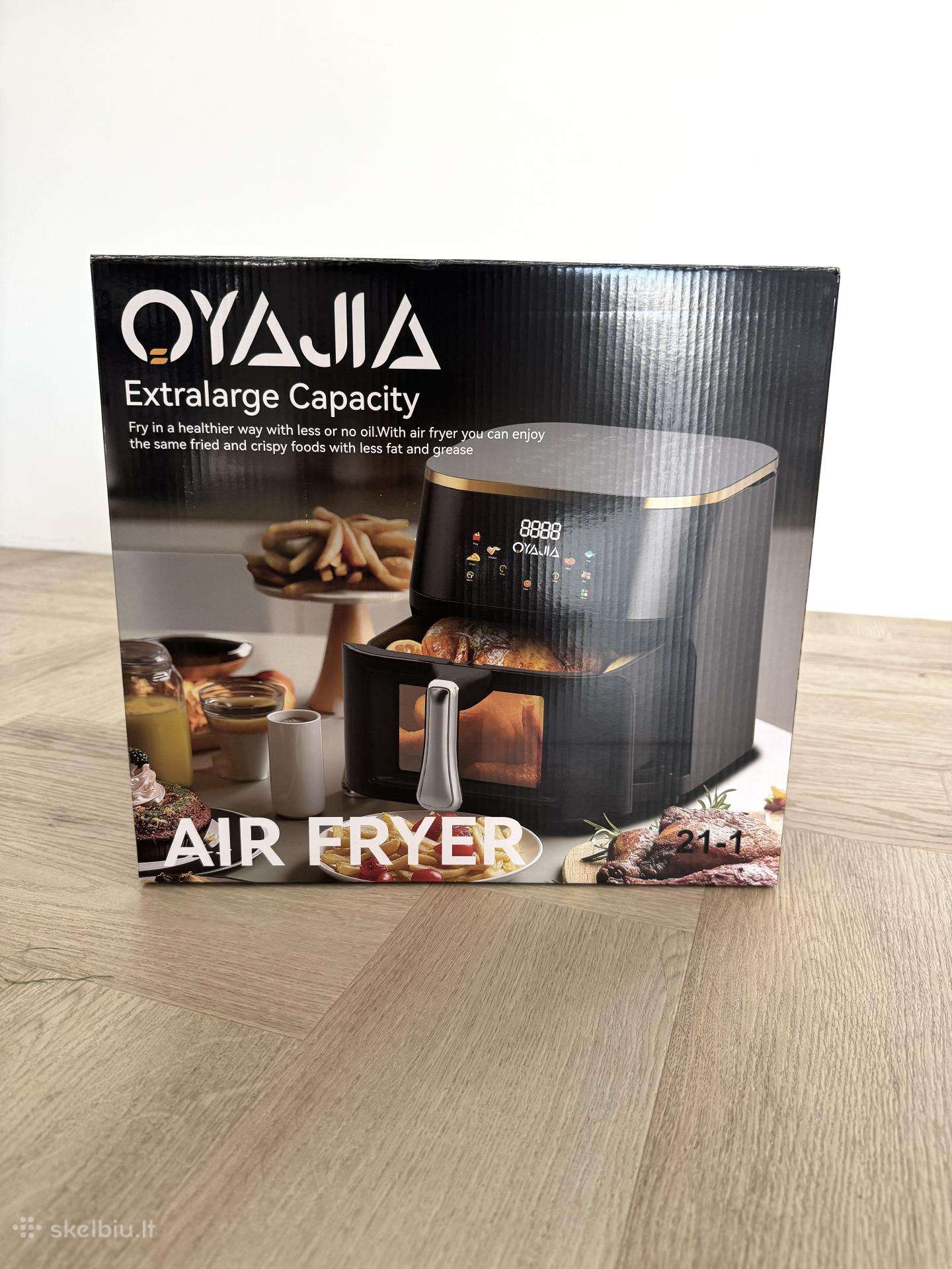 Nauja 9l karšto oro gruzdintuvė Oyajia