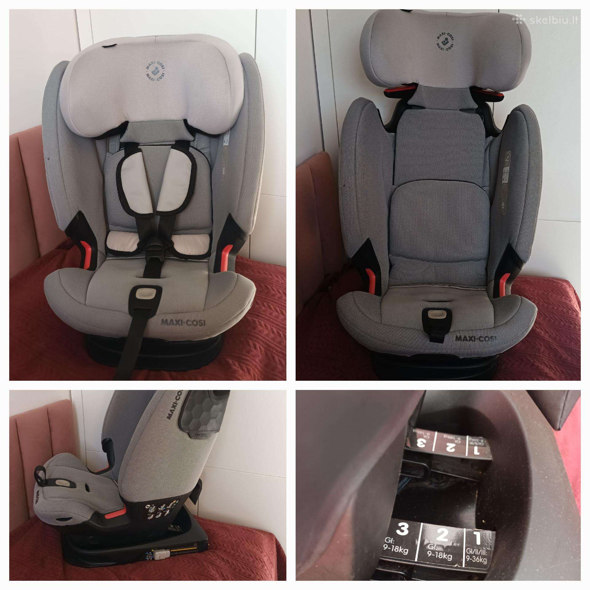Auto kedute Maxi cosi su isofix