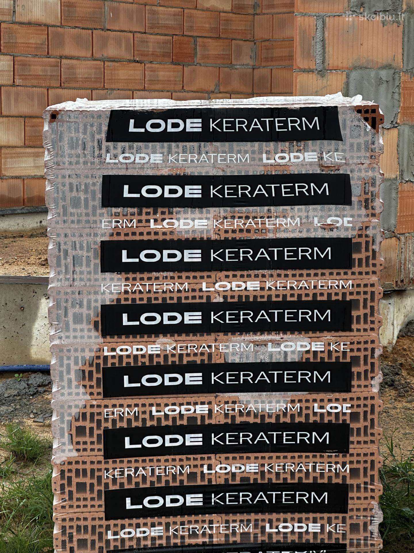 Parduodami keraminiai blokeliai Keraterm Lode