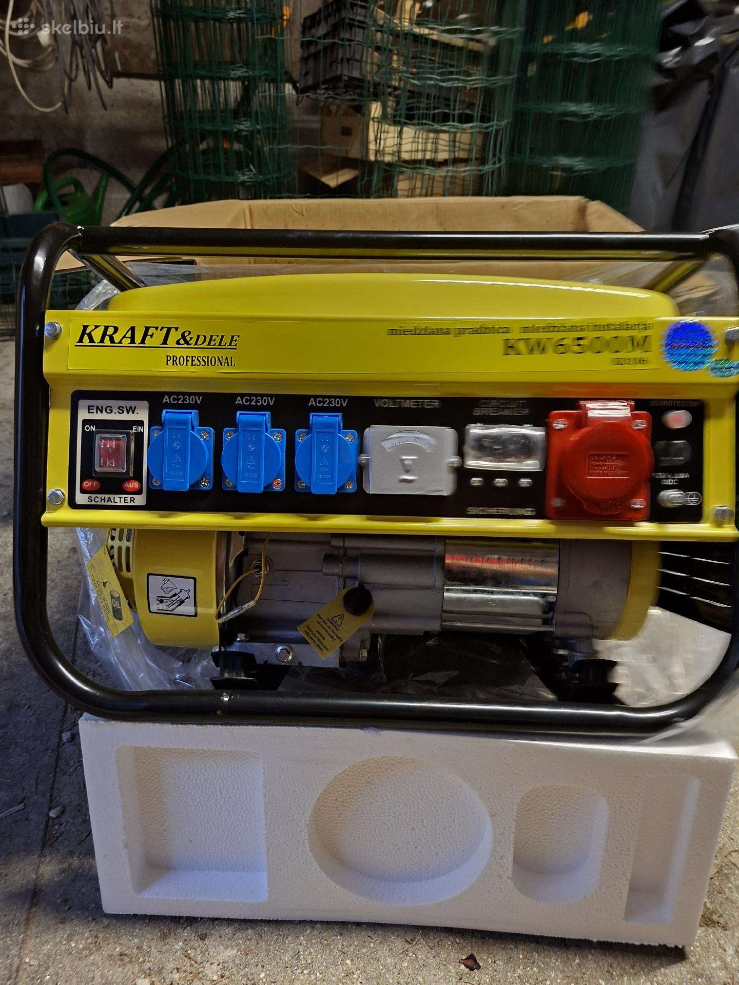 Benzininis generagorius 6,5kw
