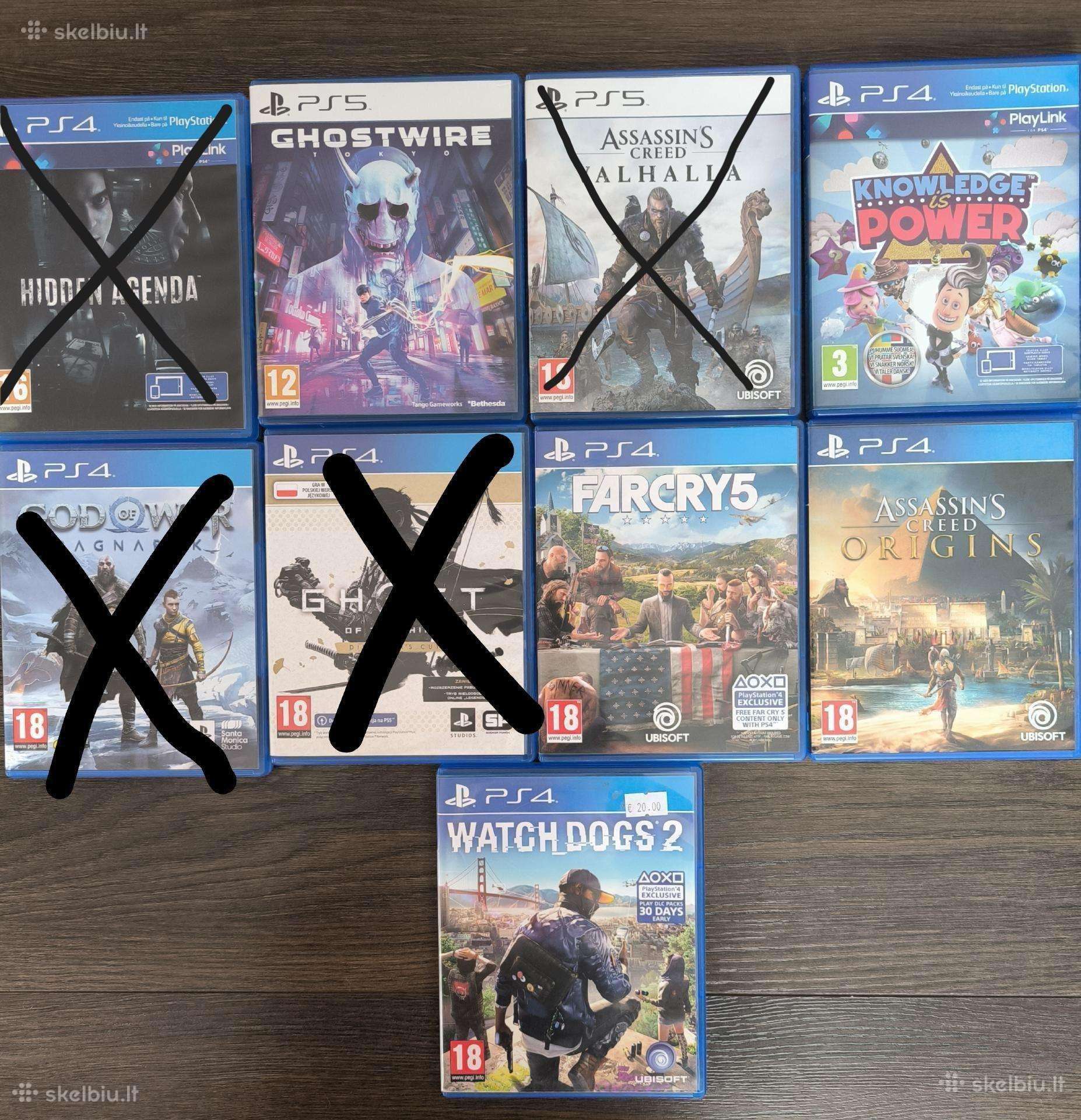 Sony Playstation Ps5 / Ps4 žaidimai