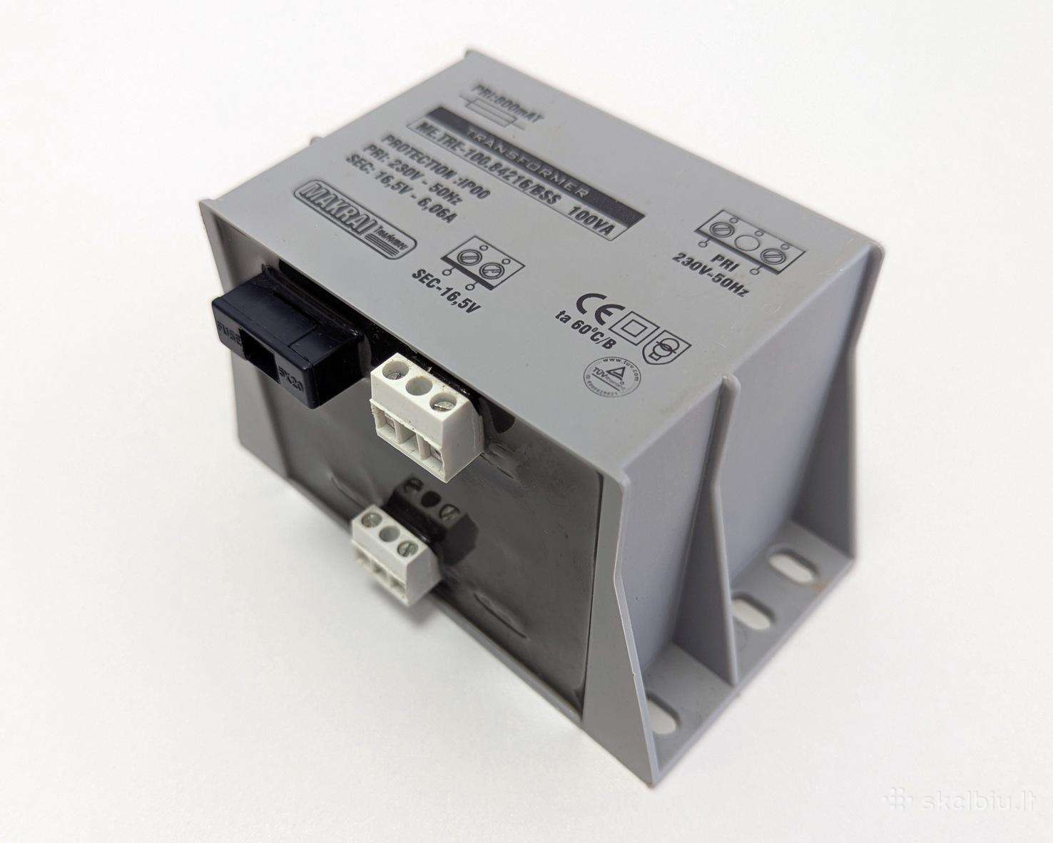 Transformatorius 230v-16,5v 6,06a