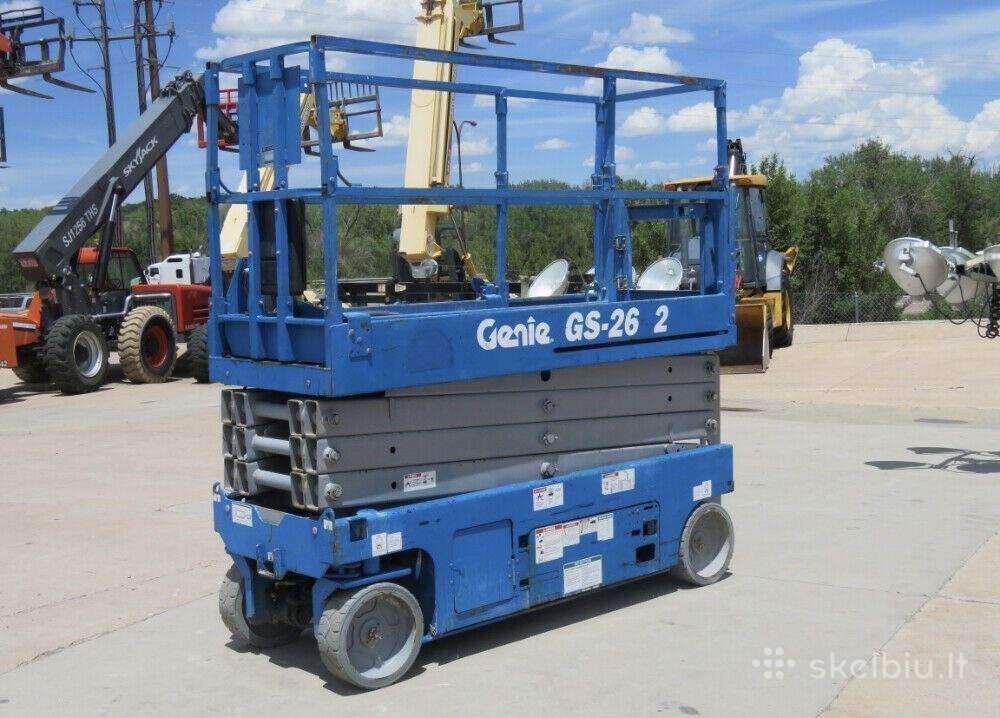 Nuomojamas žirklinis keltuvas Genie Gs-2632