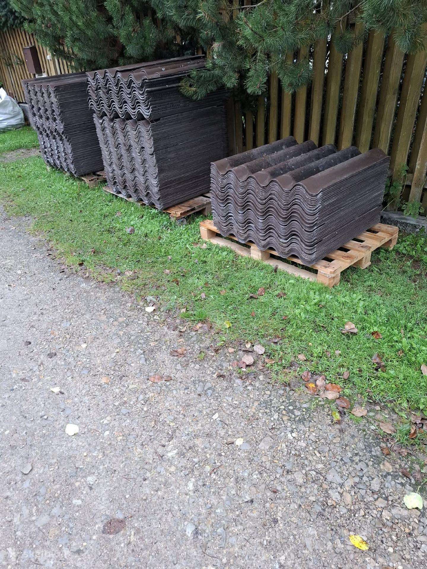 Parduodami naudoti Eternit Banga lakštai