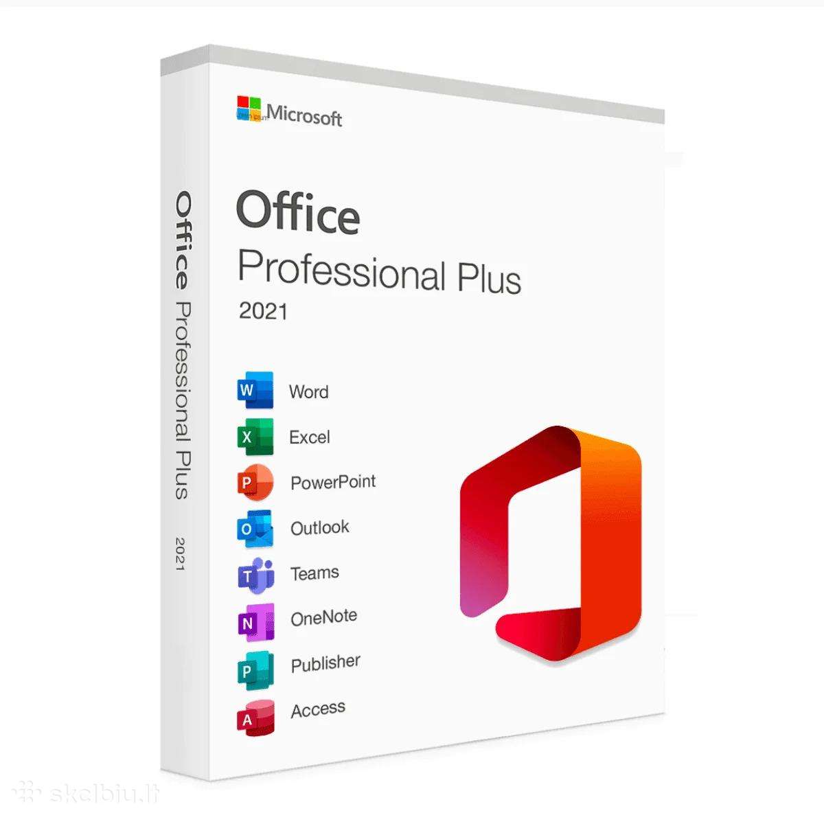 Office 2021 Pro Plus Licencijos Raktas