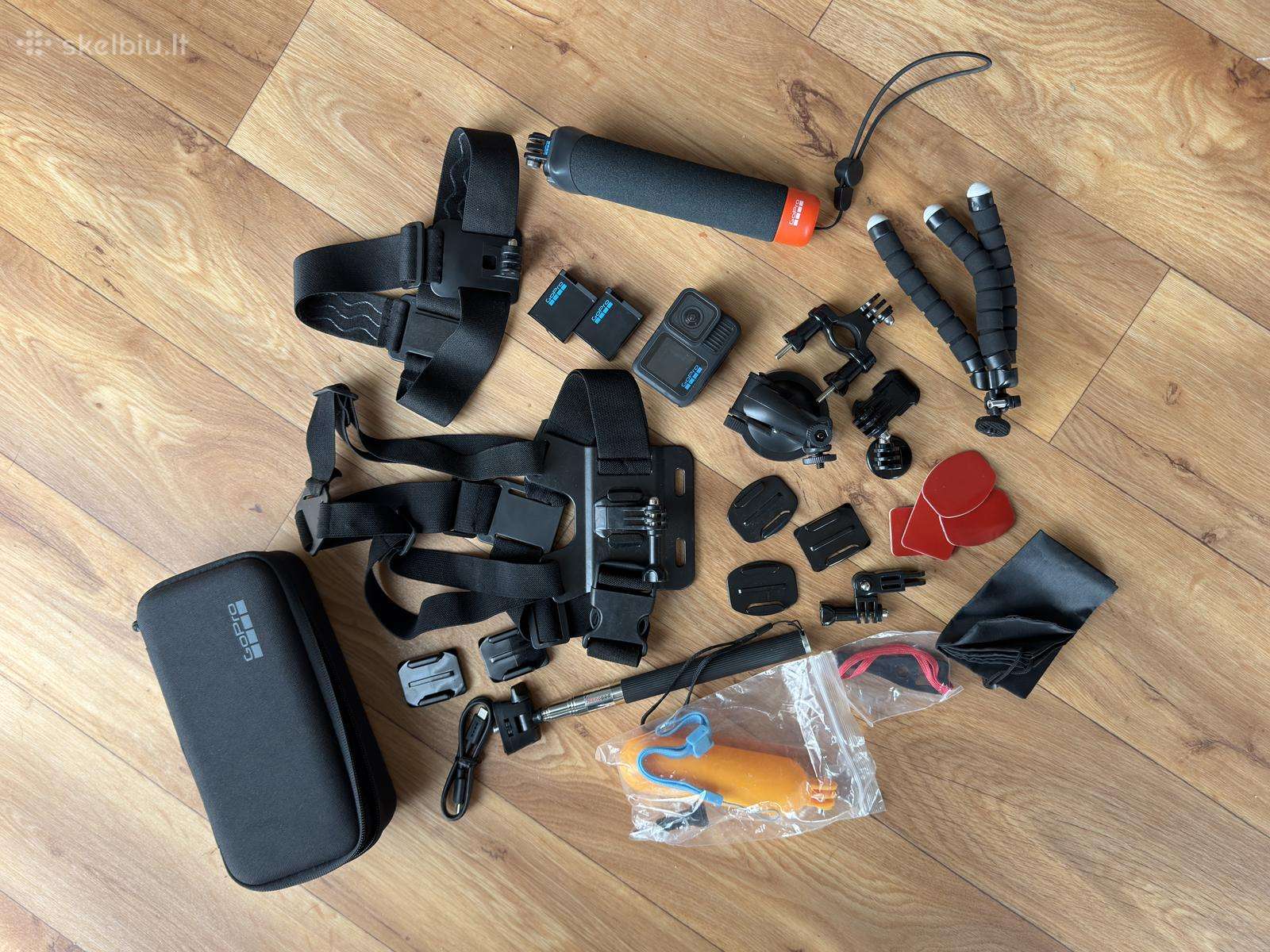 Gopro Hero13 Black+priedų komplektas, garantija
