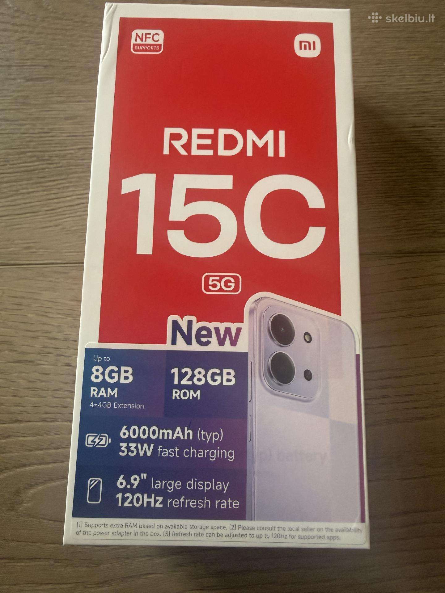 Naujas Telefonas Redmi 15 C 5G