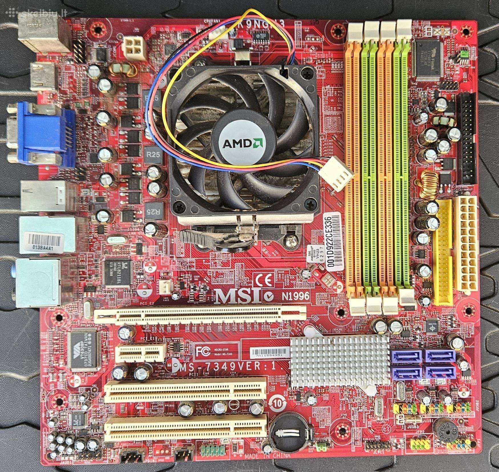 Pagrindinė plokštė Msi Ms-7349 Ver1.1