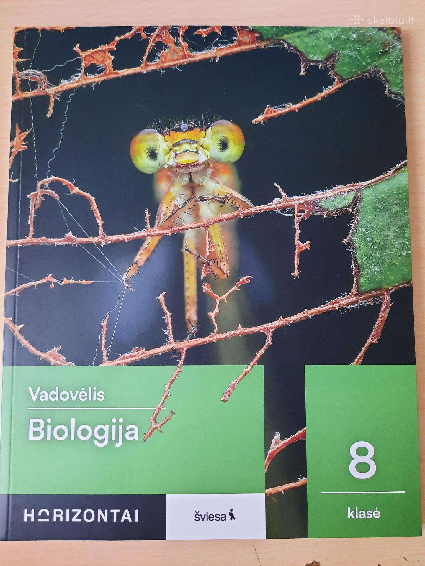 Biologija. Vadovėlis 8 klasei, serija Horizontai