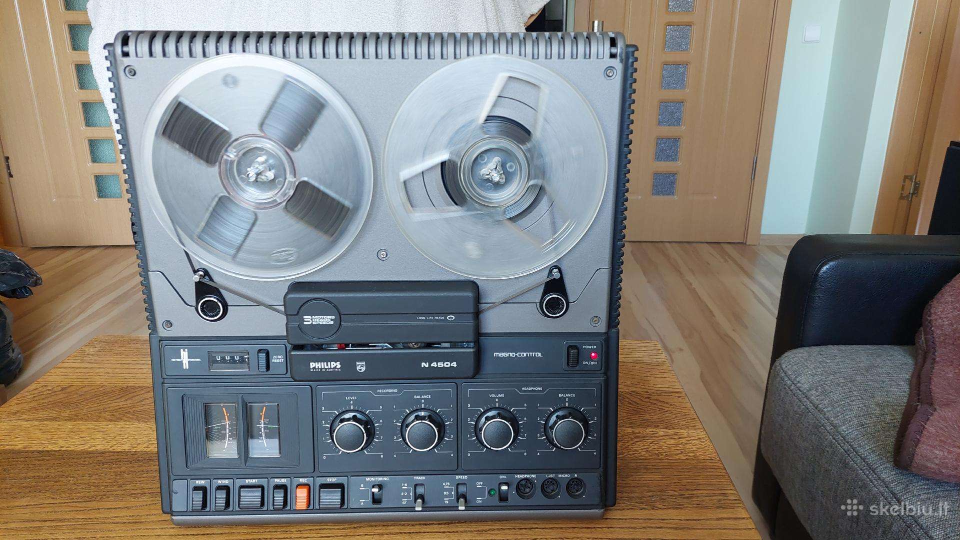 Juostinis magnetofonas philips N4504