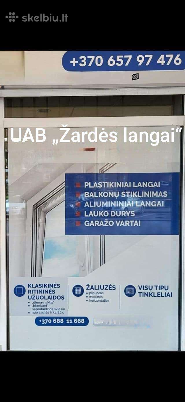 Pigiausiai Langai Apskrityje!