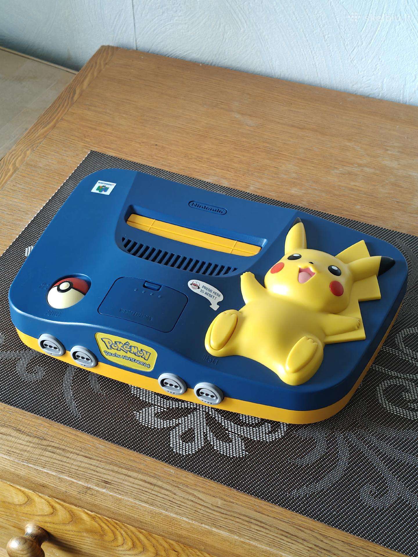 Pikachu Nintendo 64 konsolė