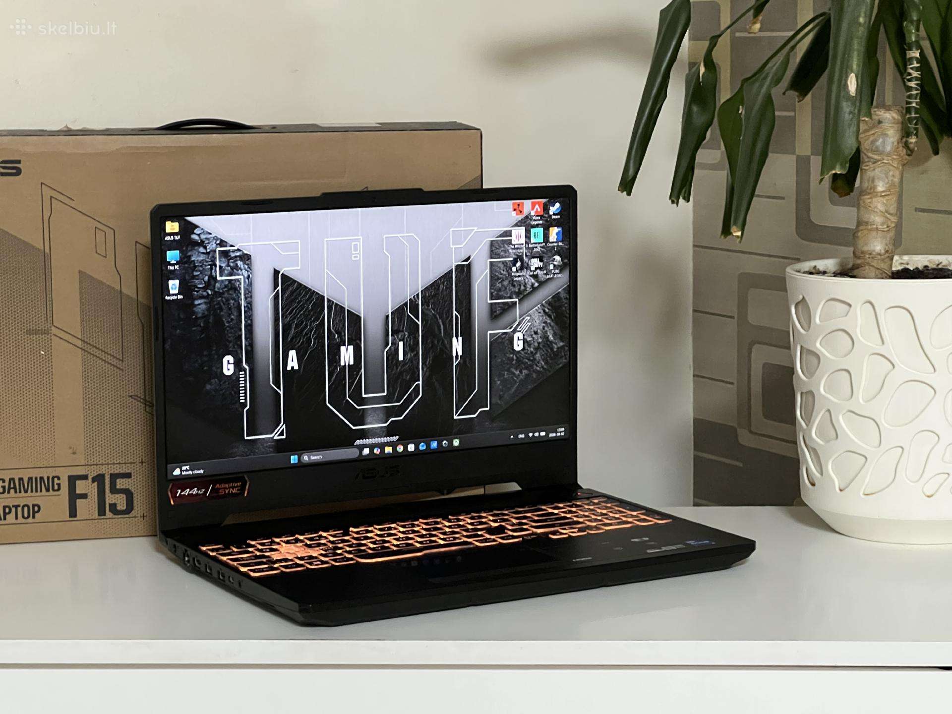Parduodamas Asus Tuf su Rtx 3050, I5-11k, 144hz.