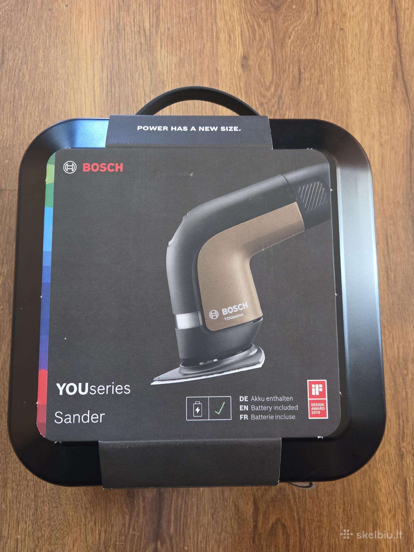 Bosch Youseries Sander akumuliatorinis šlifuoklis