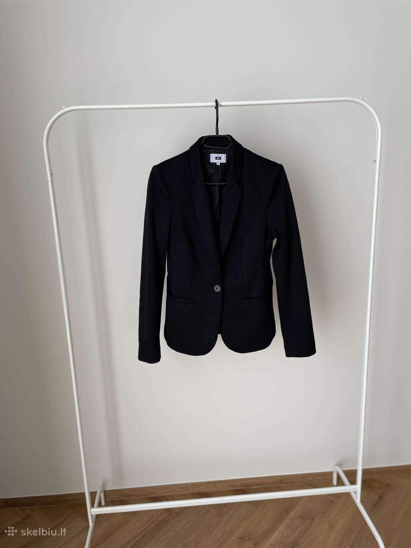 We Fashion juodas moteriškas švarkas S dydis