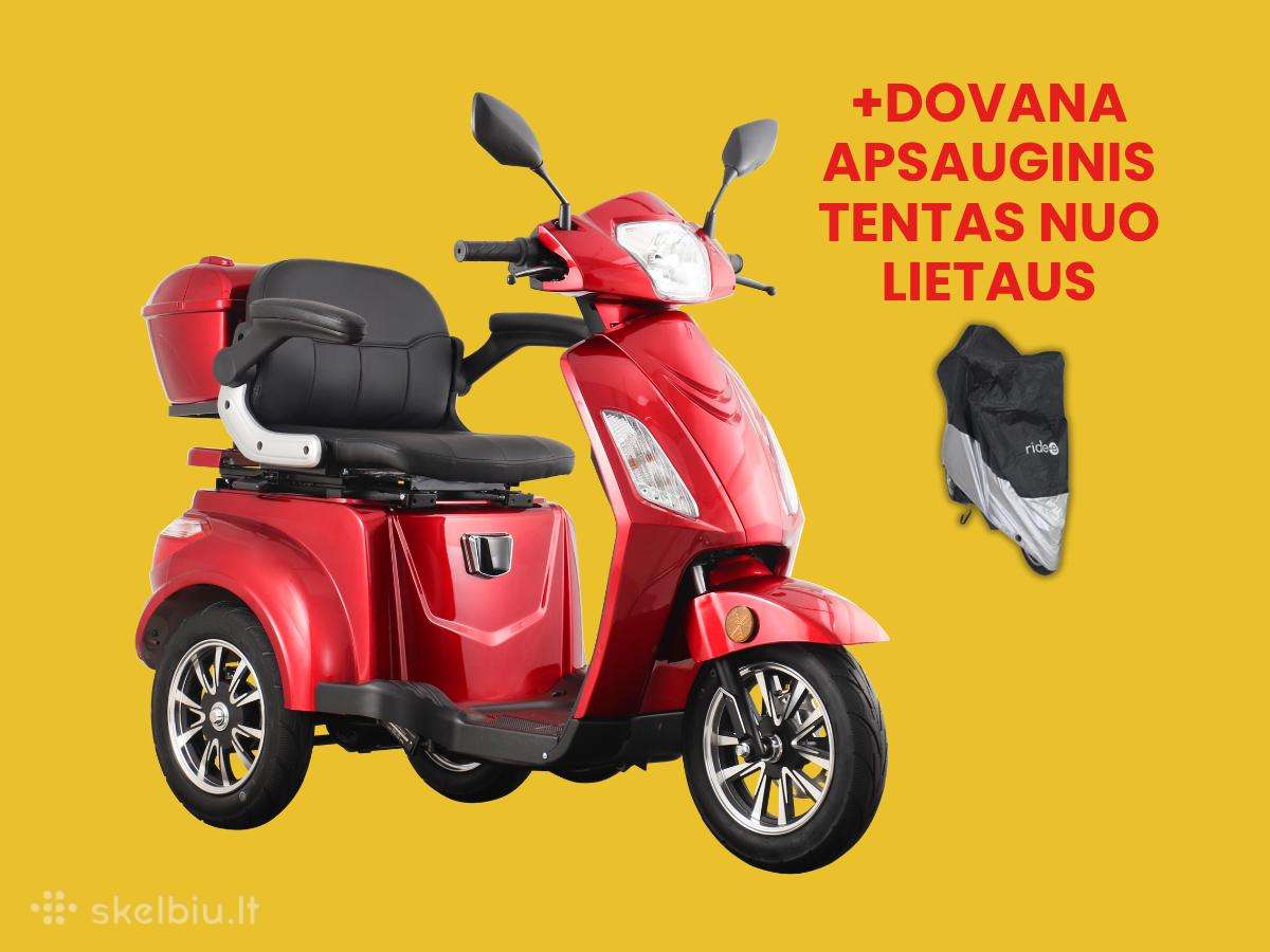 Elektrinis triratis skuteris Ms03 + Dovanos