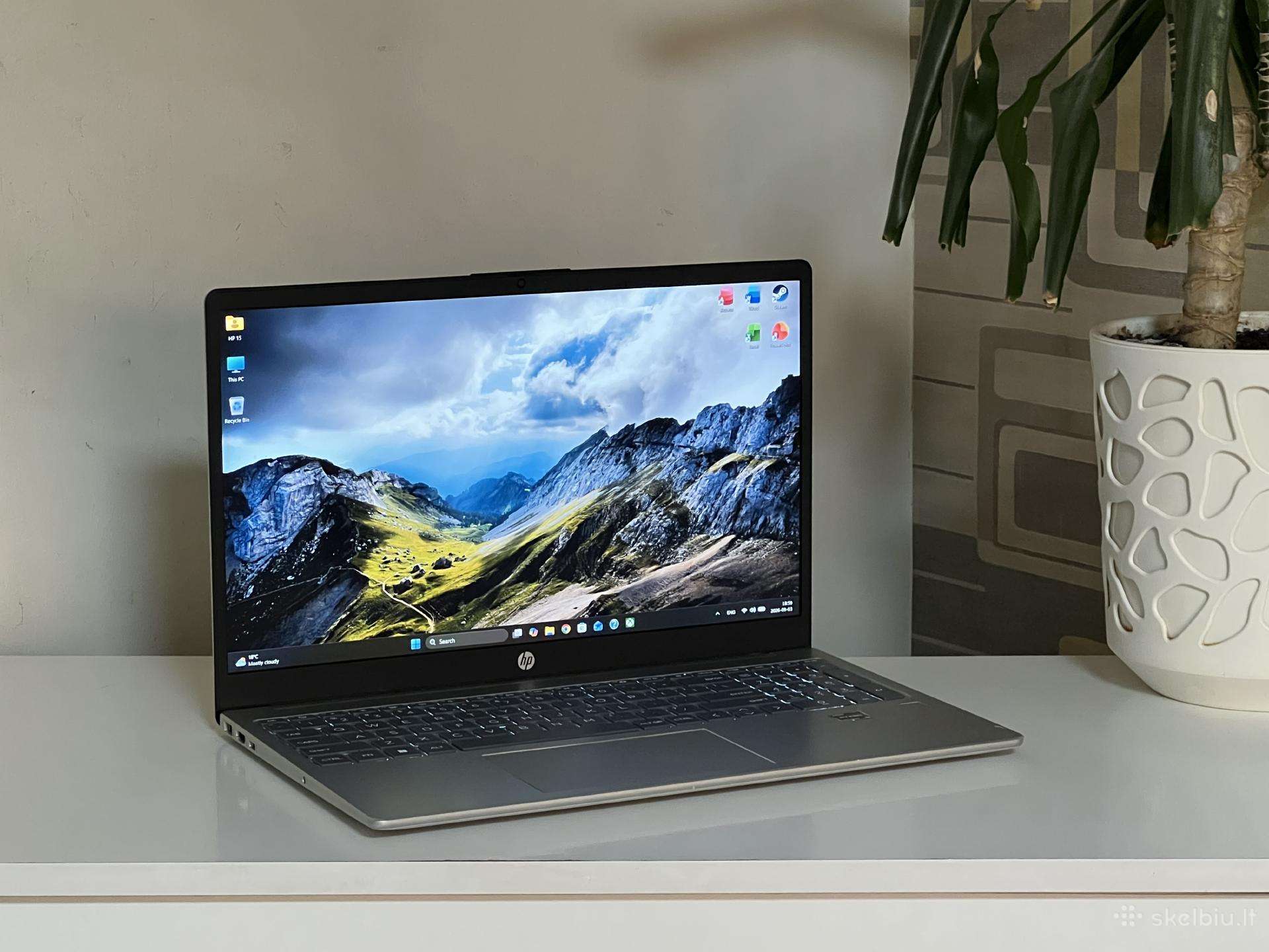 Parduodamas Hp Pavilion su Ryzen 5-7k, 8gb/512gb.