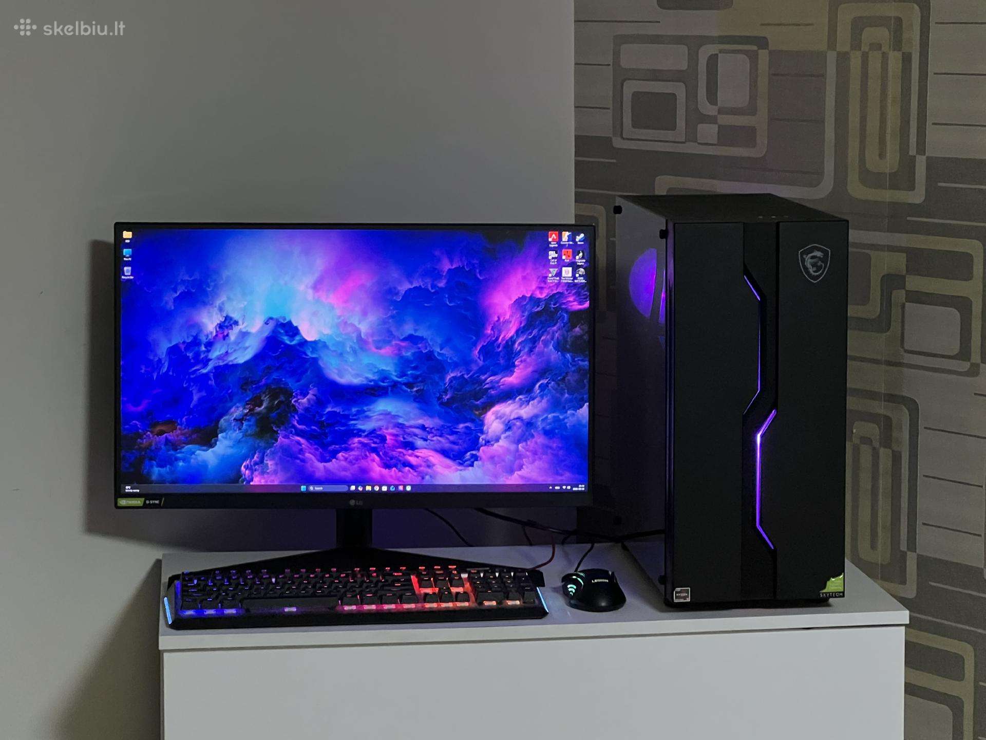 Parduodamas Stac. Su Rtx 5070, Ryzen 9, 32gb/1tb.