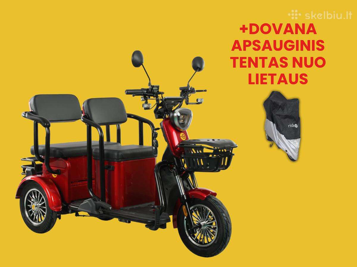 Elektrinis cargo triratis skuteris Mingo +Dovanos