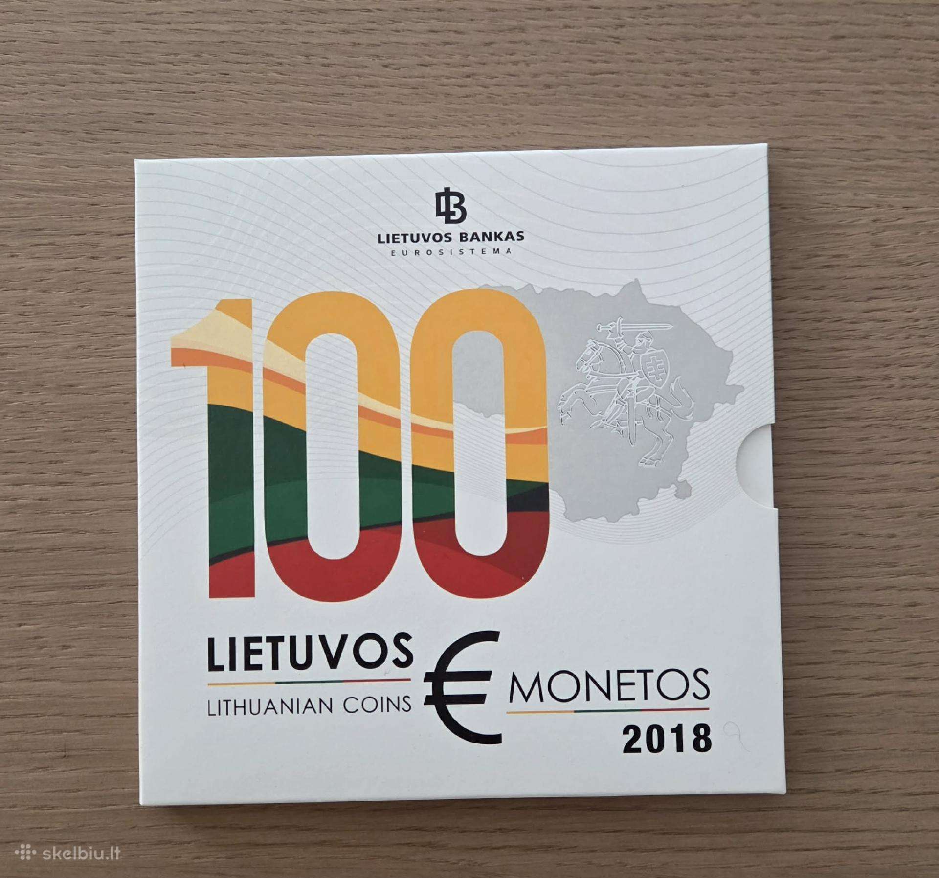 2018 monetų rinkinys valstybės atkūrimo 100-mečiui
