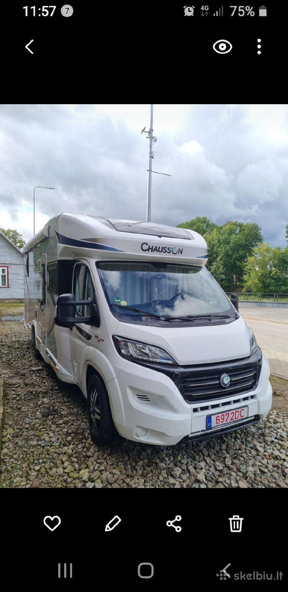 Parduodu kelioninį kemperį Chausson