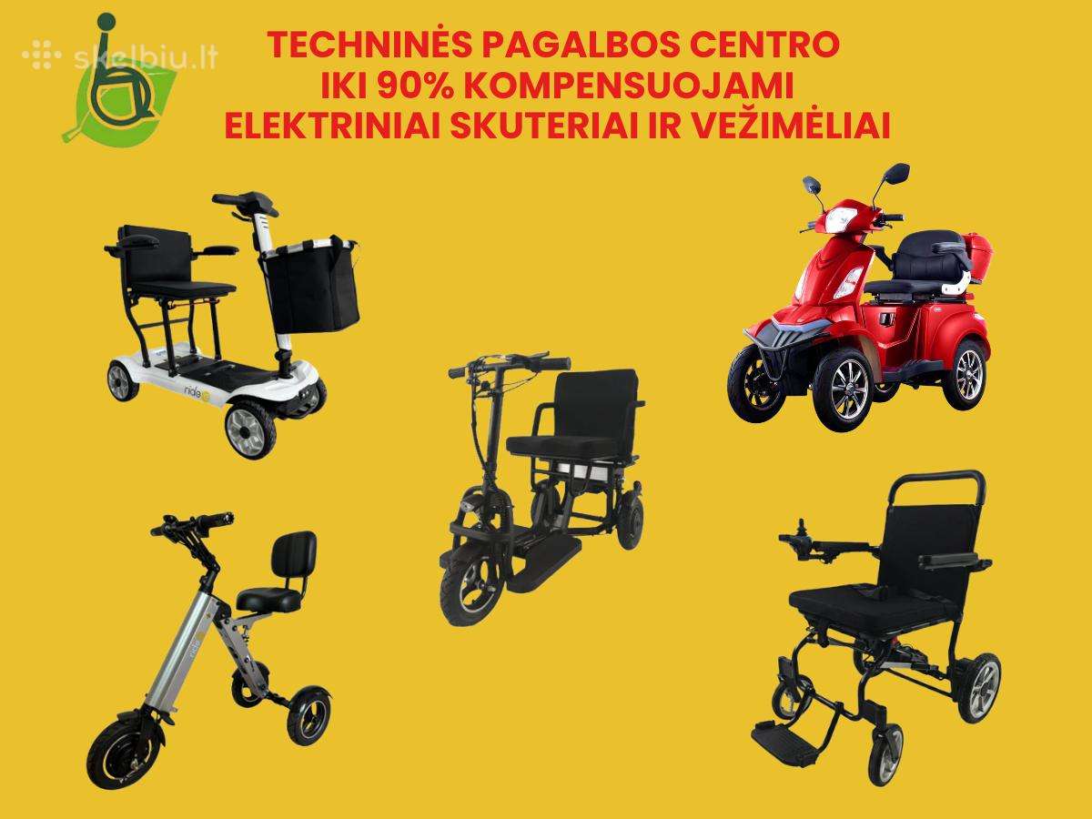 Tppc kompensuojami el. skuteriai ir vežimėliai