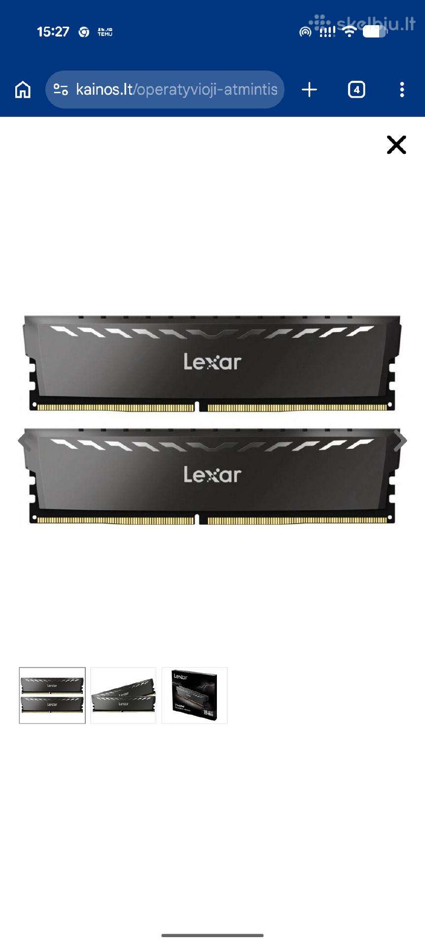 Lexar Thor Ddr4 16gb