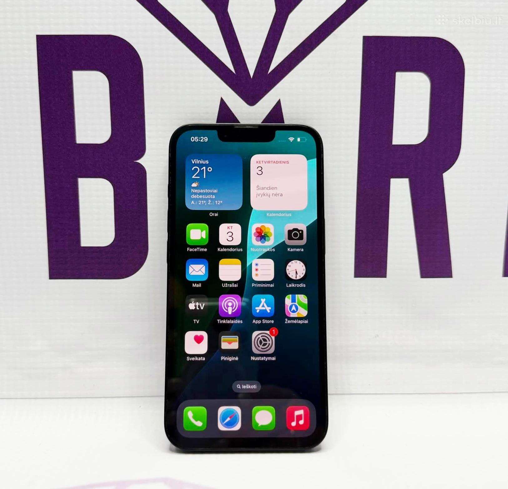 iPhone 16e (128gb, baterija 100%). Siunčiame