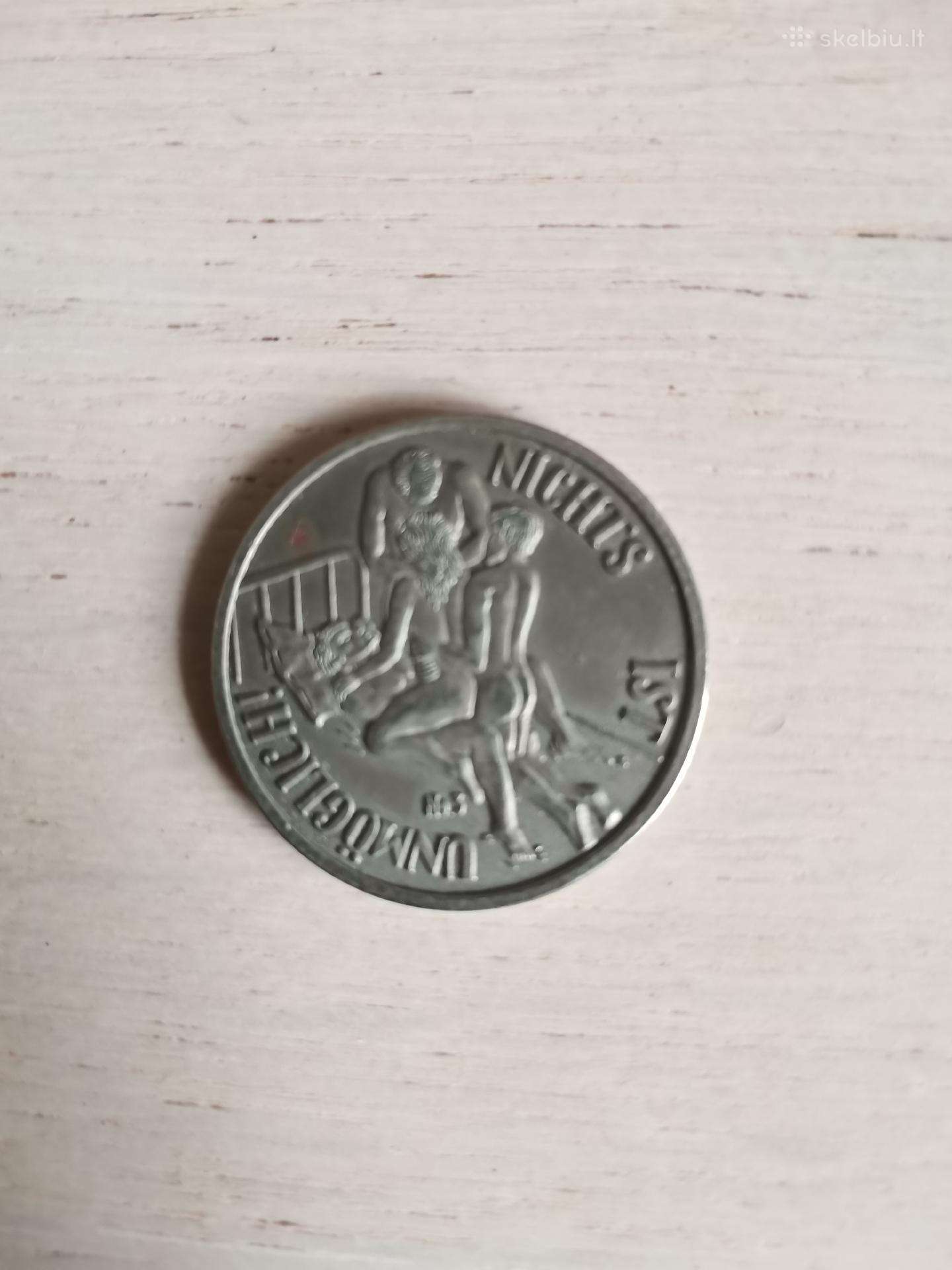 Vokiškas kolekcinis žetonas "Sex Mark"