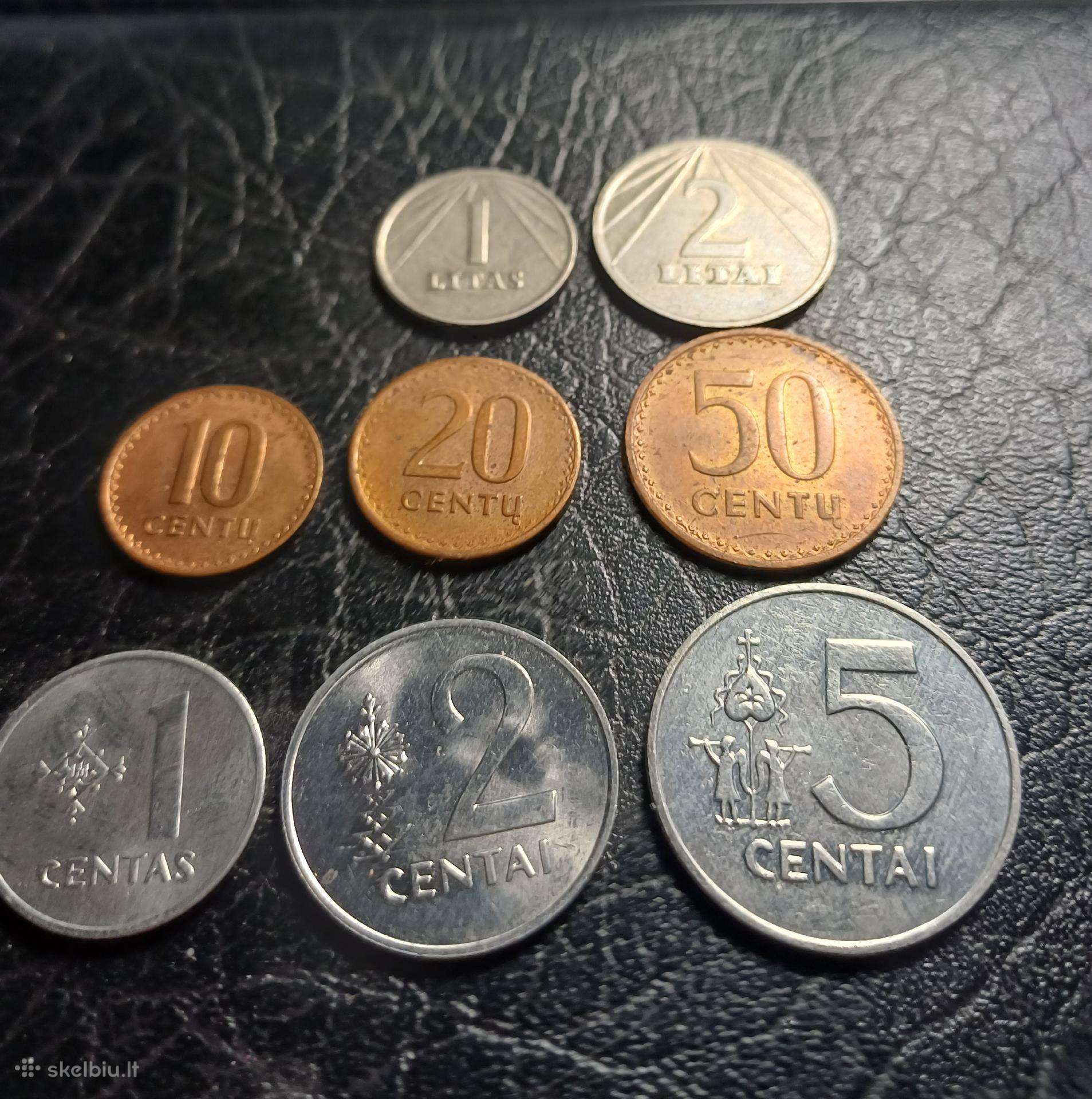 1991m. Monetų rinkinukas (be 5litų)