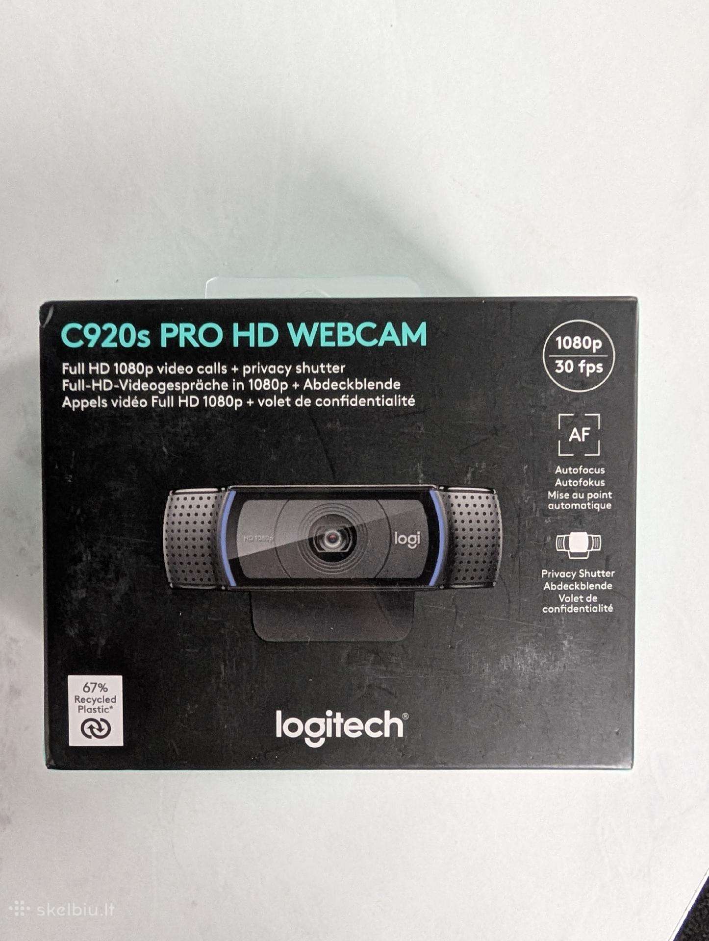 Logitech C920s Pro HD Webcam