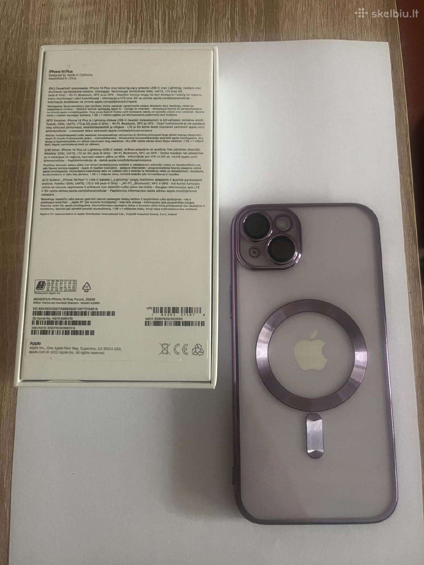 iPhone 14 plius 256gb