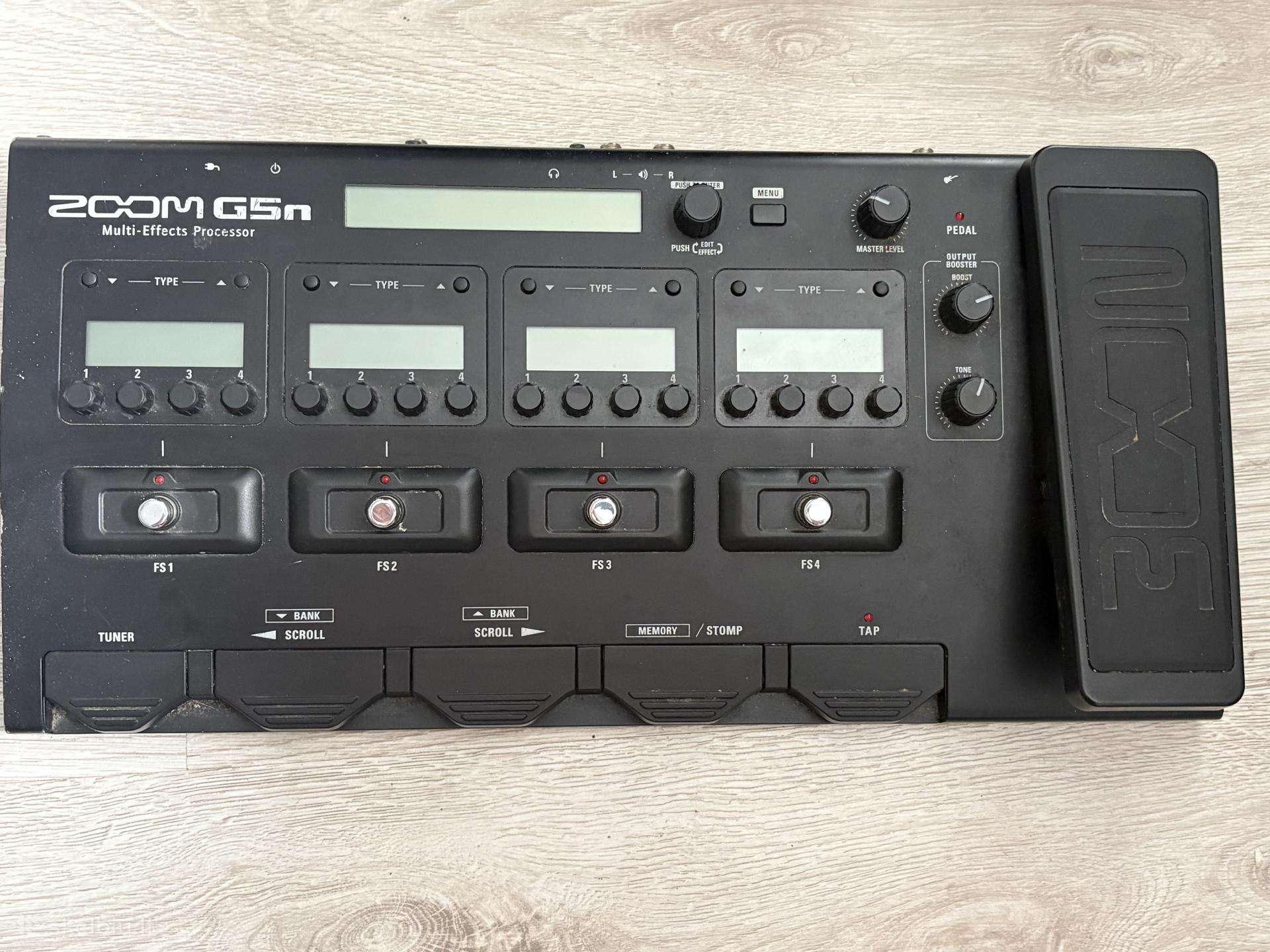 Zoom g5n, gitarinis processorius