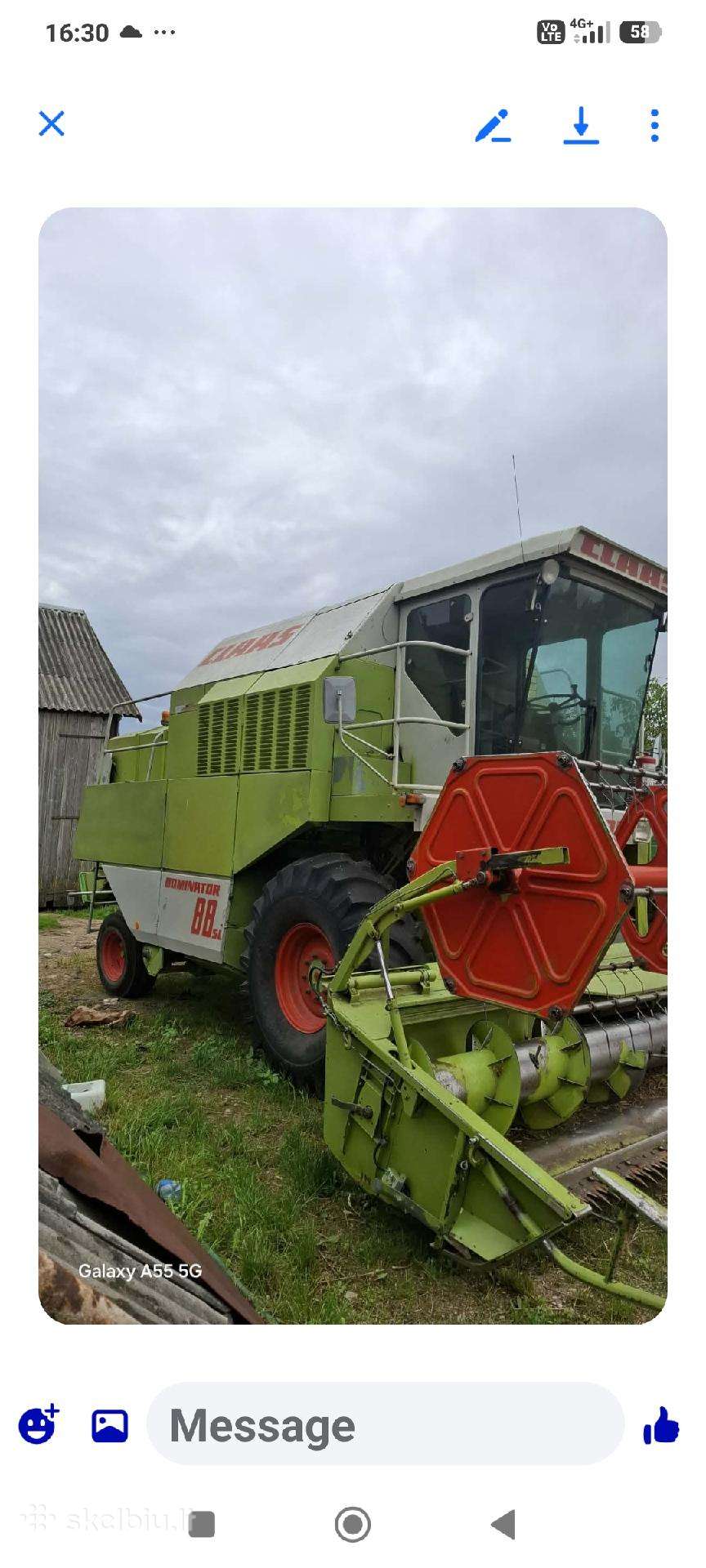 Claas 88, combine harvesters