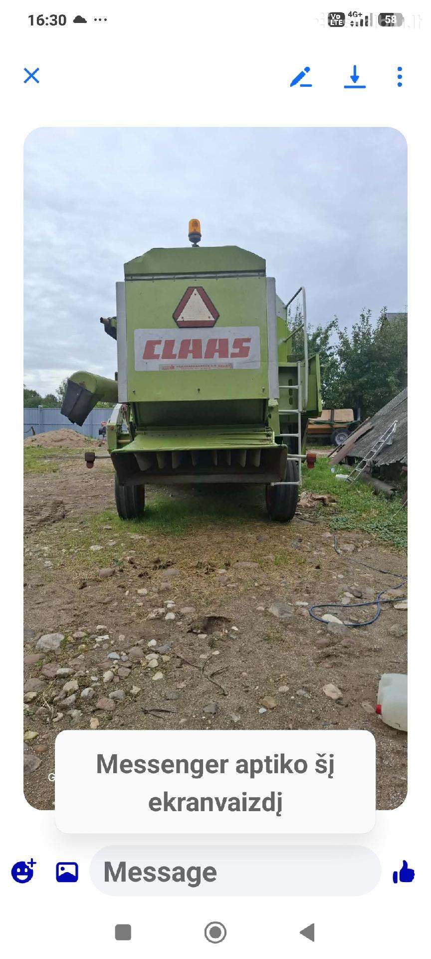 Claas 88, combine harvesters