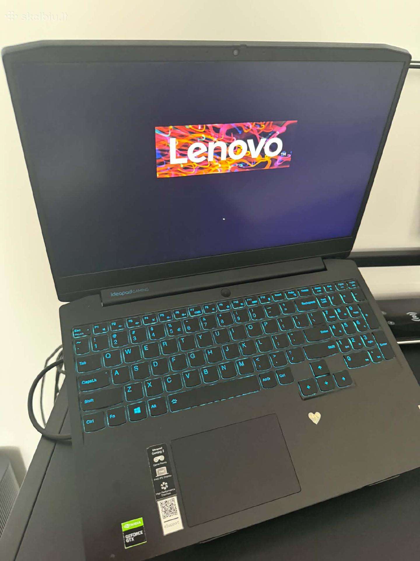 Lenovo Ideapad Gaming 3 nešiojamas kompiuteris