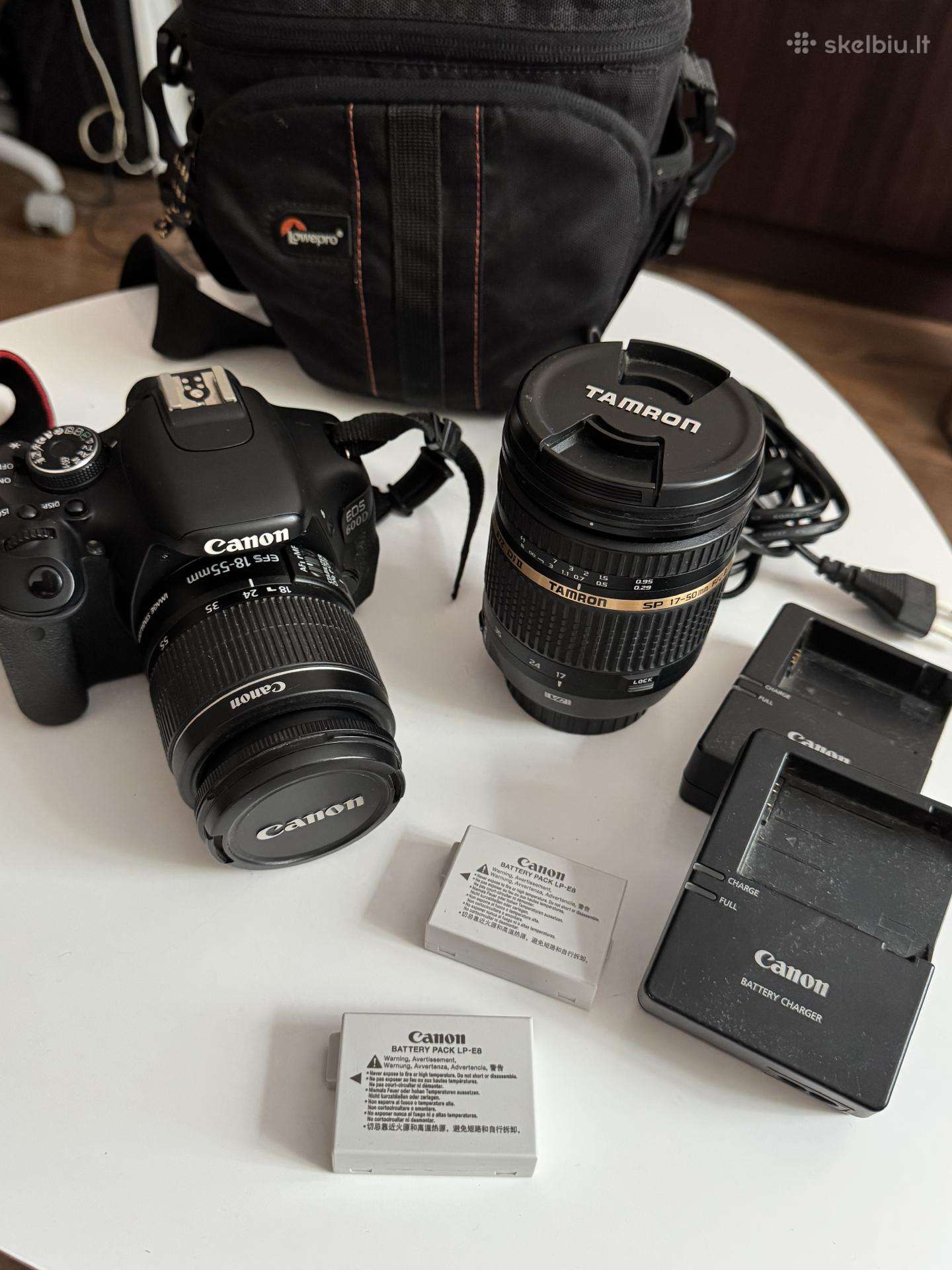 Canon EOS 600d fotoaparatas su Tamron Sp 17-50mm