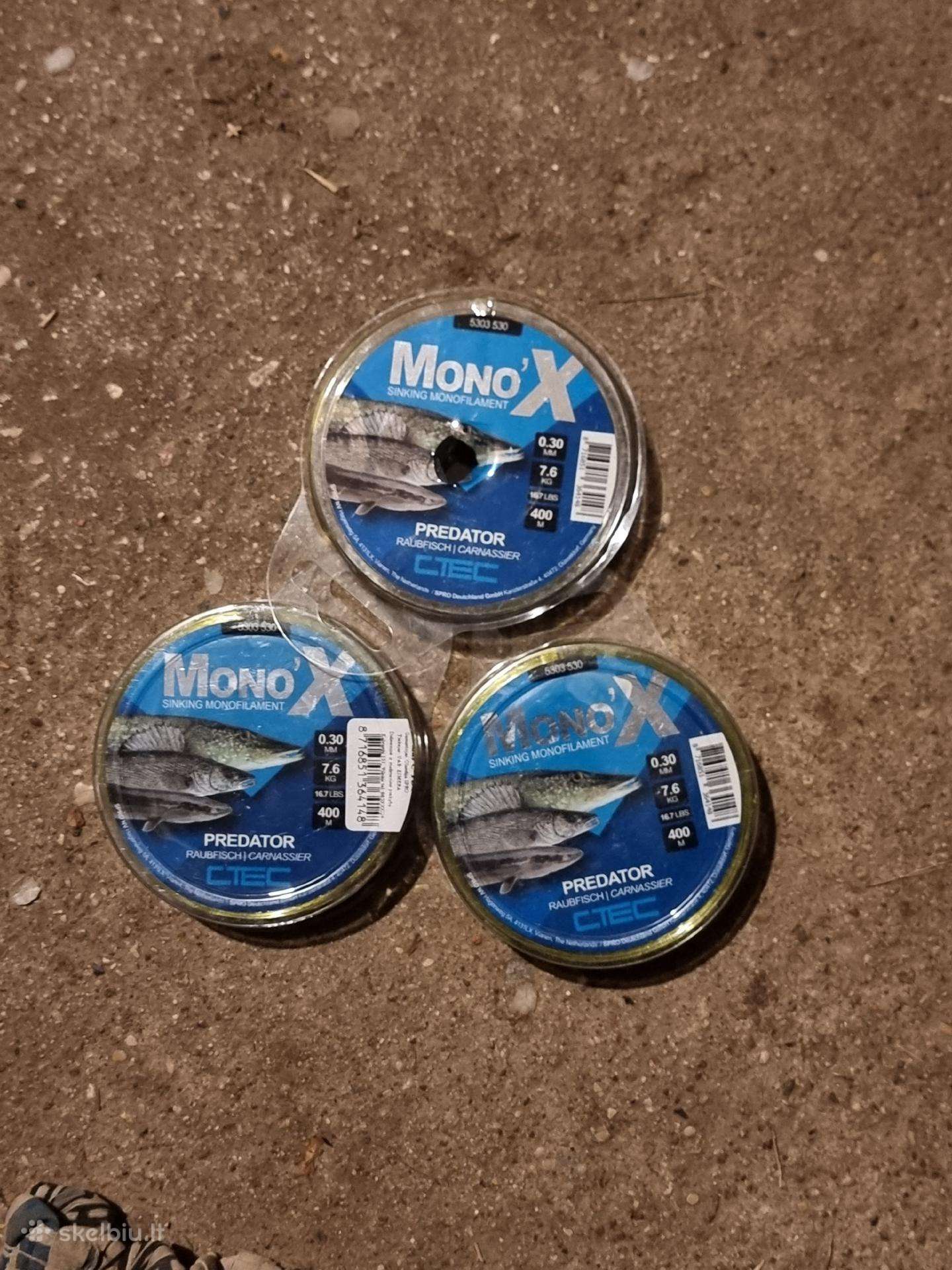Naujas žvejybinis spiningavimo valas Mono'x.