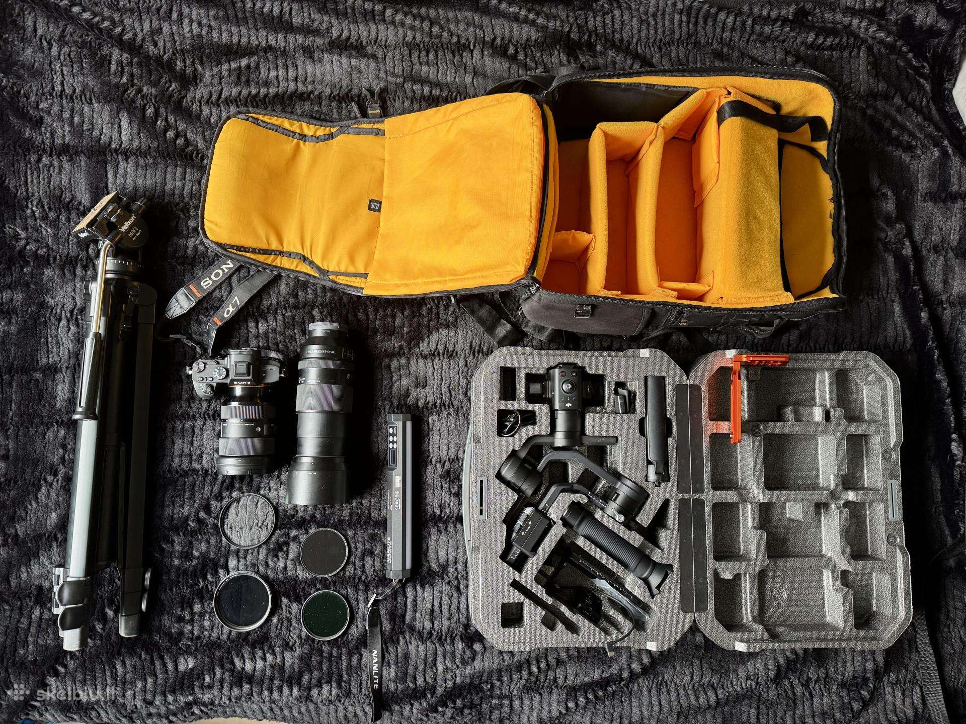 Sony A7 III pilnas foto/video komplektas
