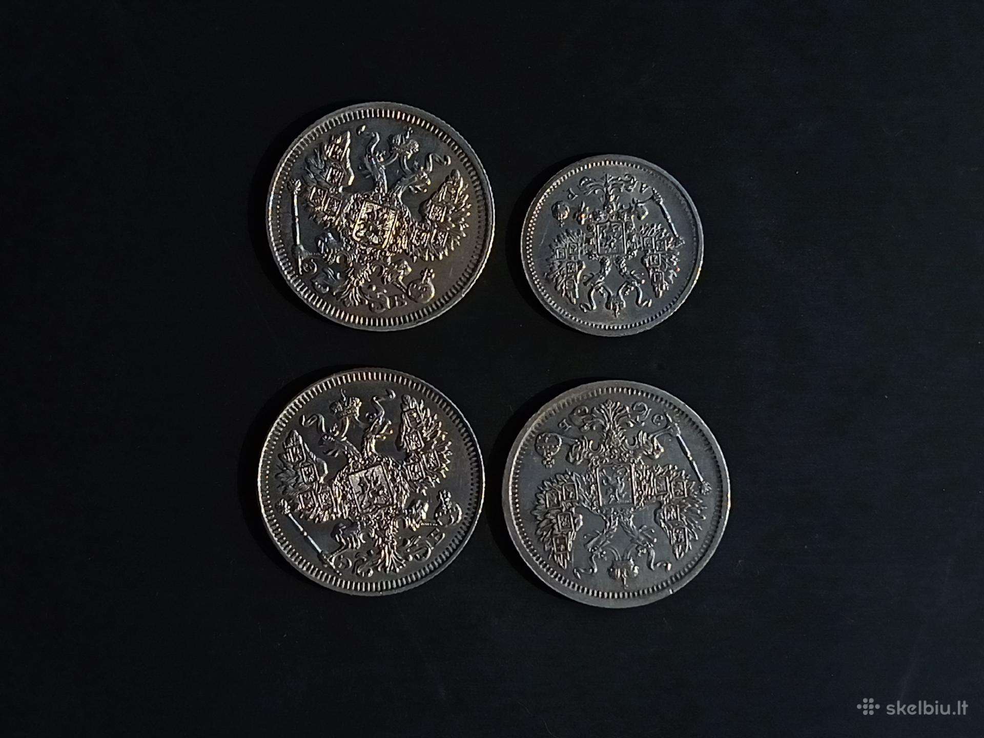 Carinės Rusijos sidabro monetos