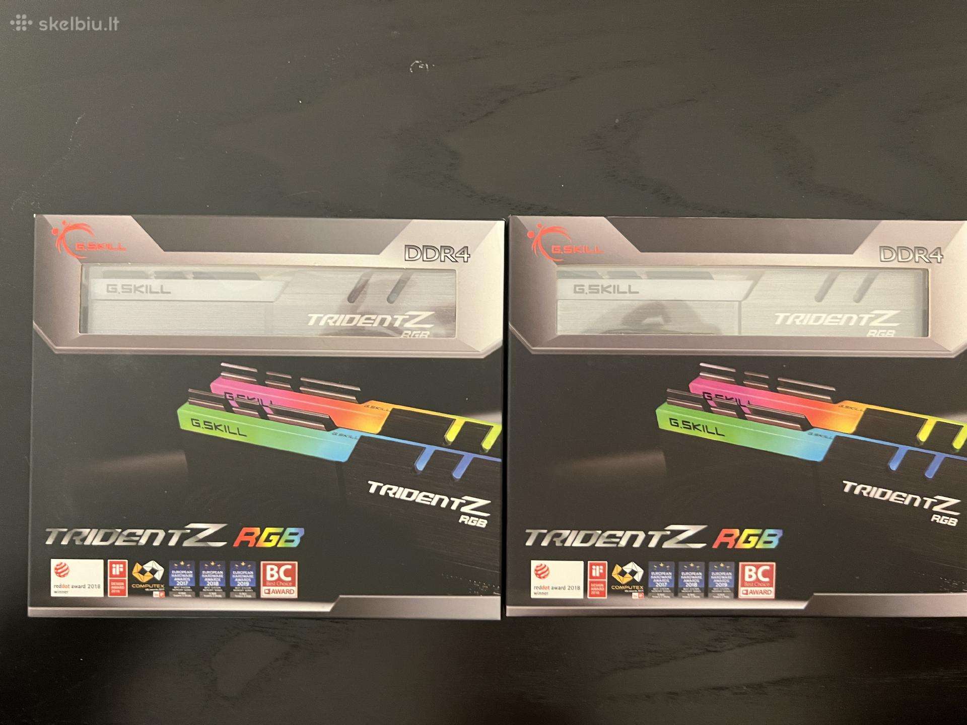 Naudoti G.skill Trident Z Rgb Ddr4 4x8gb