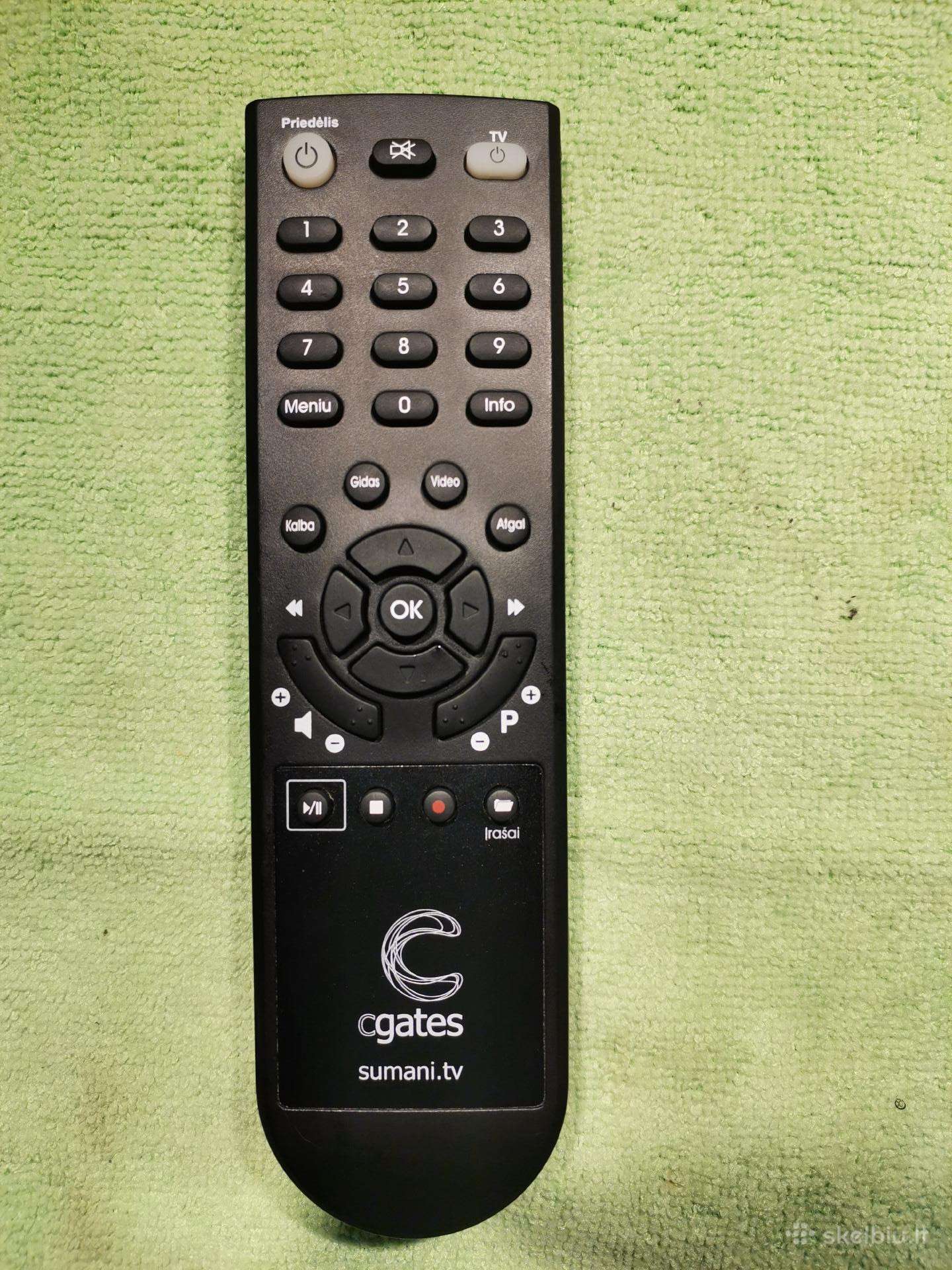 Cgates TV pultelis mažai naudotas