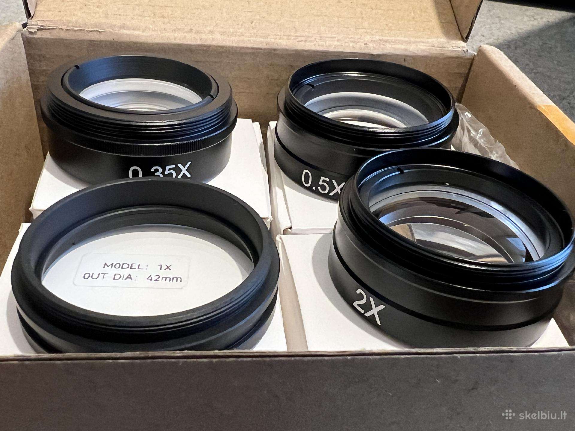 Mikroskopo objektyvo M42 lęšiai - Barlow Lens