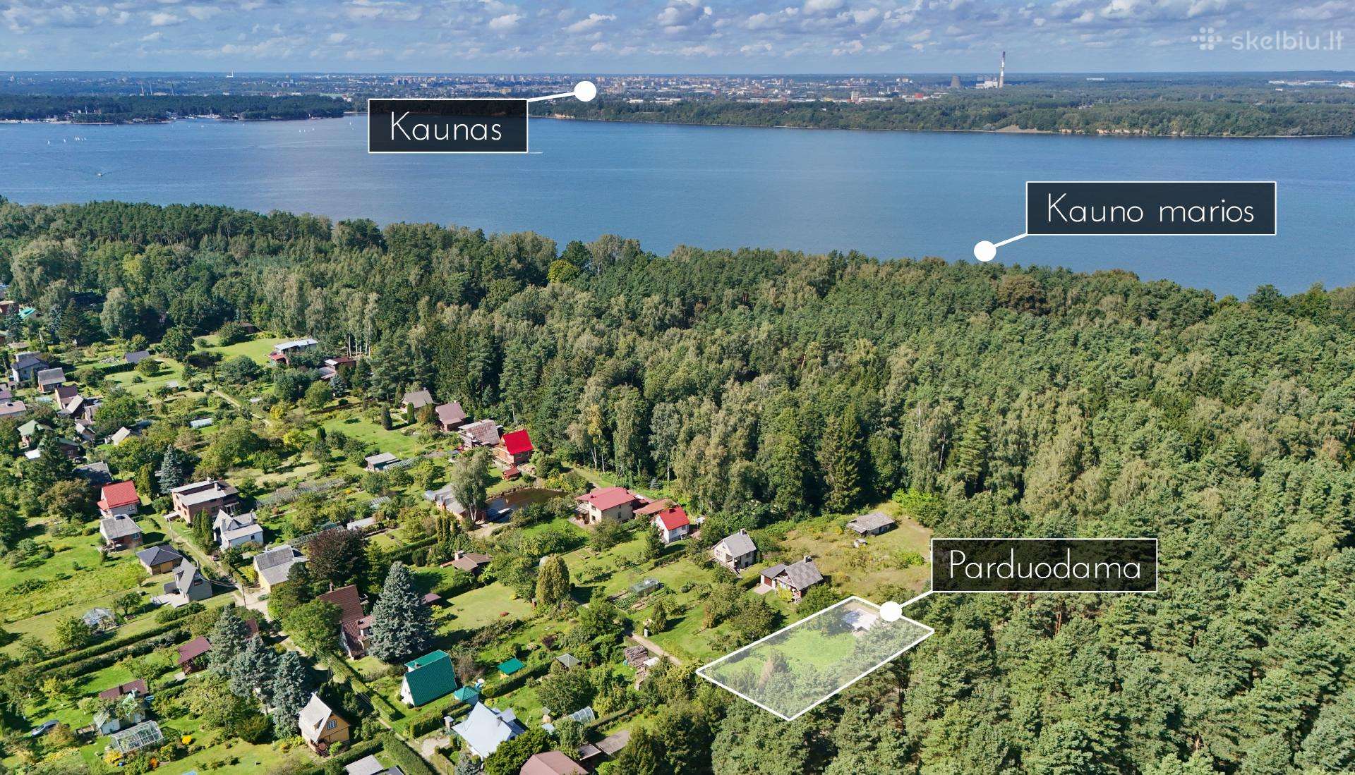 9 arų sodo sklypas su projektu puikioje vietoje