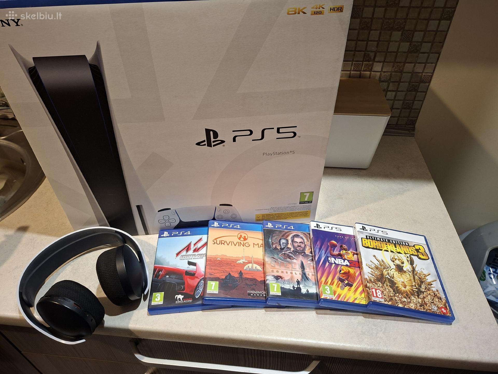 Ps5 diskinė apynaujė