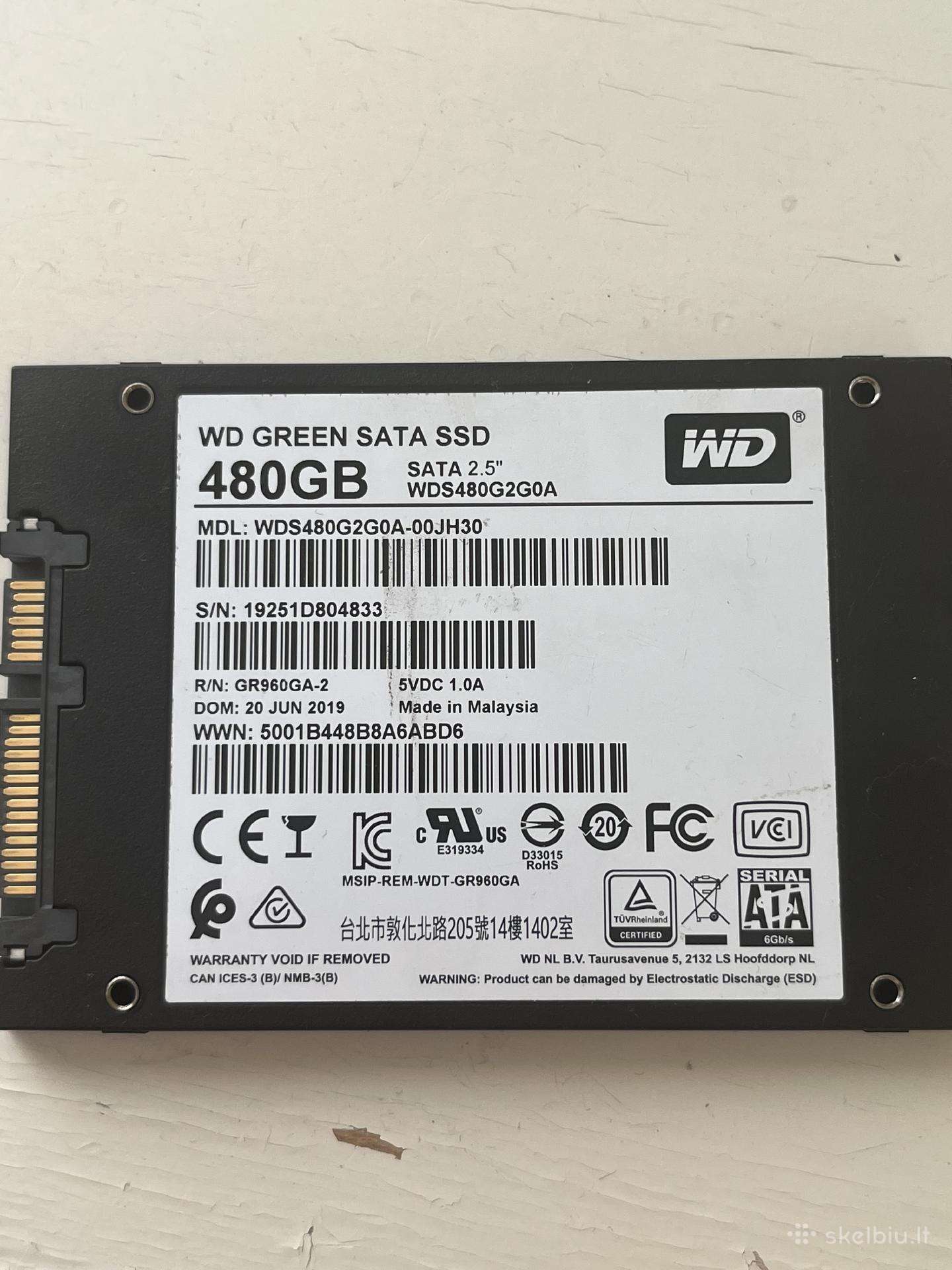 Wd green 480gb SSD