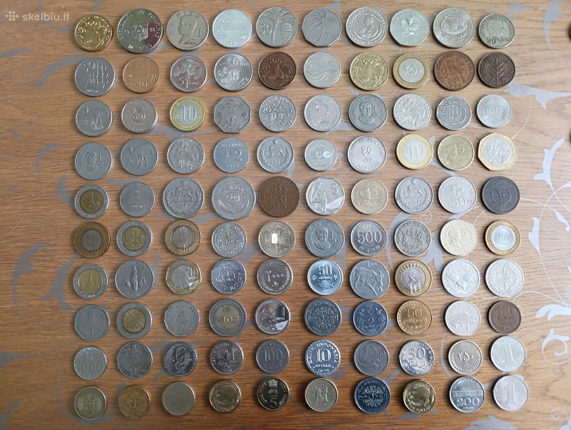 Parduodu Azijos saliu monetos.