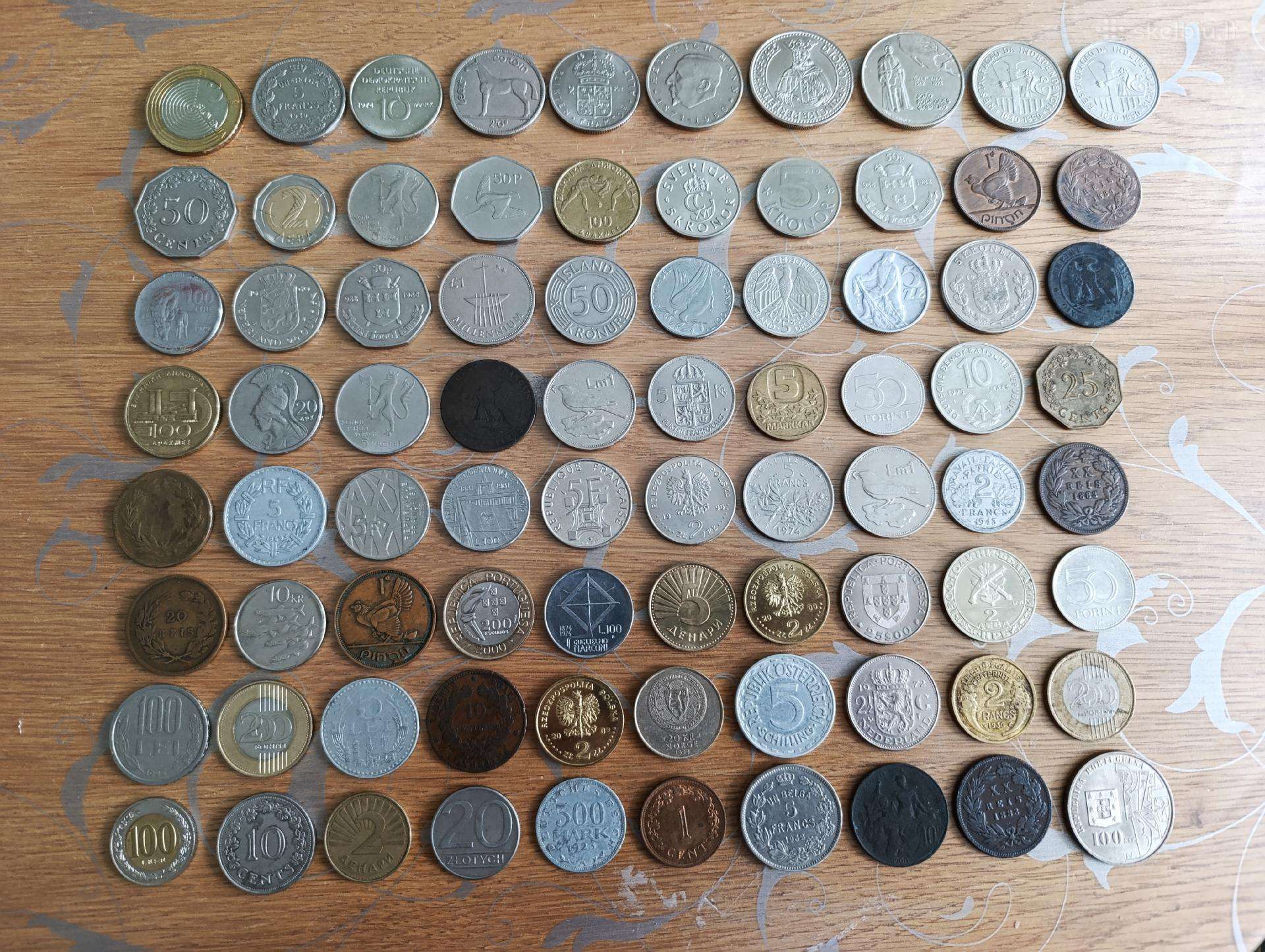 Parduodu Europos saliu monetos.