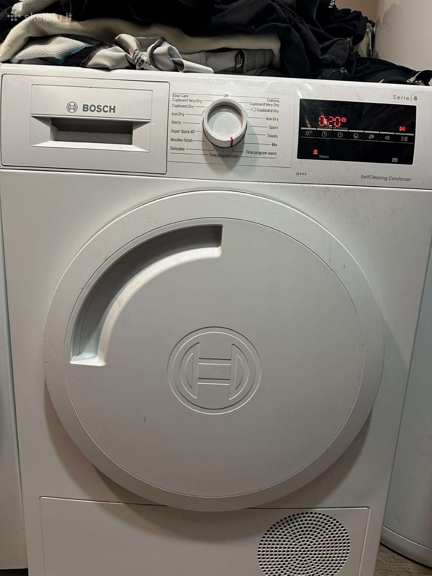 8kg Džiovyklė Bosch Serie 6 A+++