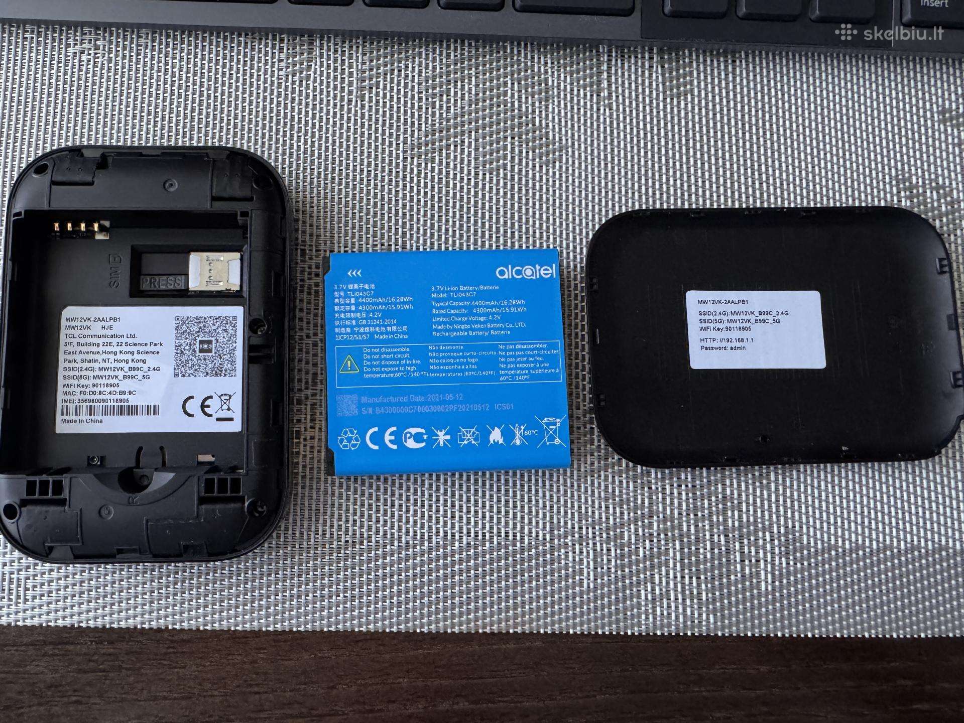 Alcatel Mv12vk Cat12 Lte 4G 4300mah